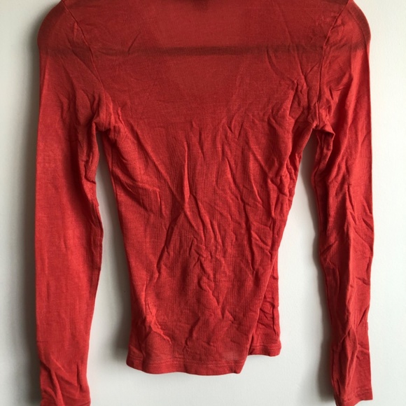 Collared Orange Longsleeve - Size XS - Picture 3 of 3